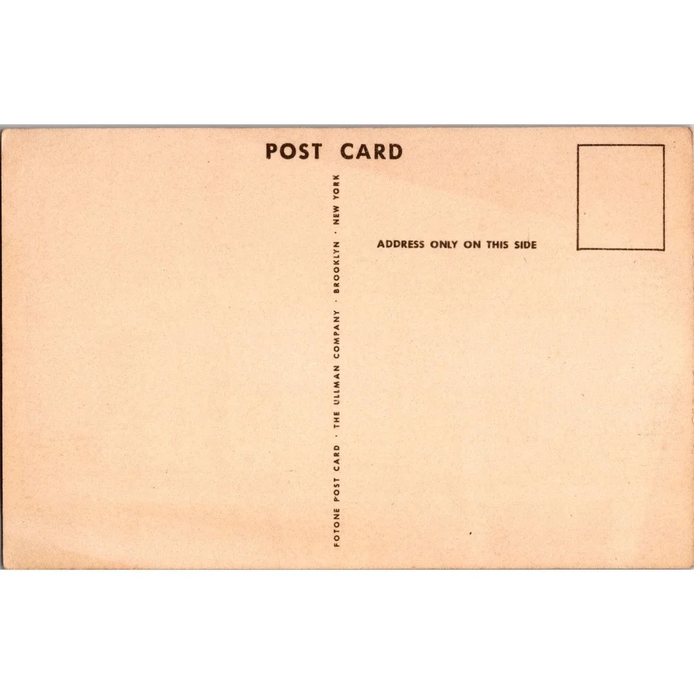 Vintage‎ Base Headquarters Mitchel Field Sepia Postcard by Ullman Co.